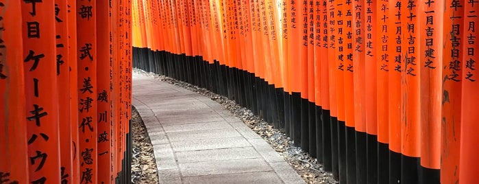 Fushimi Inari Taisha is one of Tempat yang Disukai Josh.