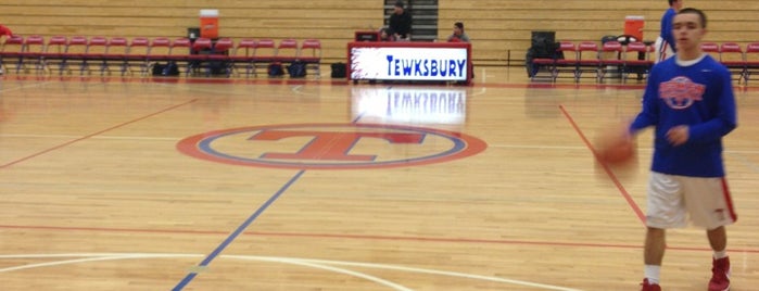 Tewksbury Memorial High School is one of While on the campaign trail....