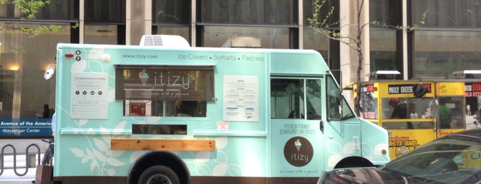 Itizy Ice Cream Truck is one of Ice Cream Shops in NYC.