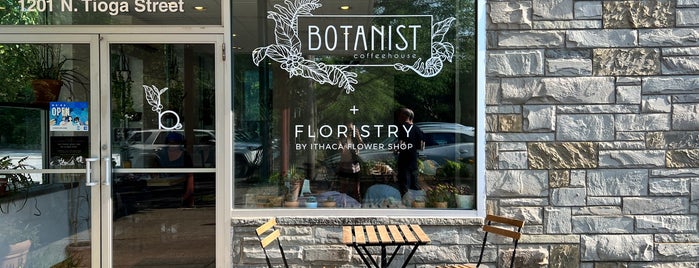 Botanist Coffeehouse is one of Falls & Bakes in the Finger Lakes.