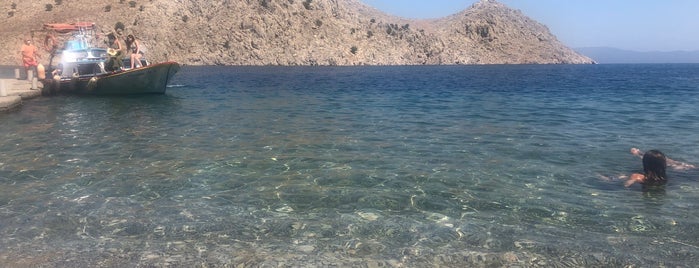 St.Nicholas Beach is one of Symi.