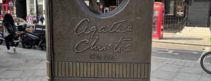 Agatha Christie Statue is one of london.