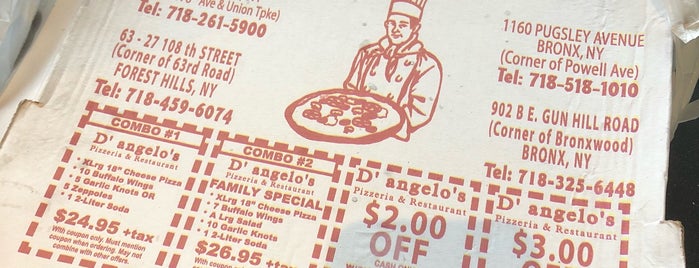 D'angelo's Pizzeria & Restaurant is one of deliver.
