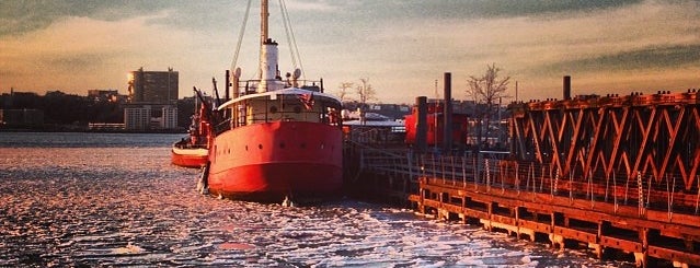 Lightship Frying Pan is one of Gothamist's "The 50 Best Bars In NYC".