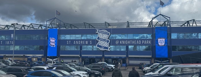 St. Andrew's Stadium is one of Football grounds visited.