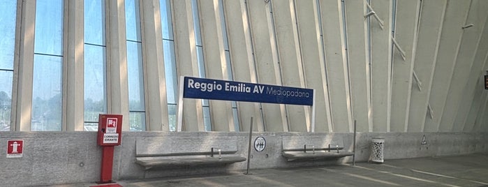 Stazione Reggio Emilia AV "Mediopadana" is one of North Italy.