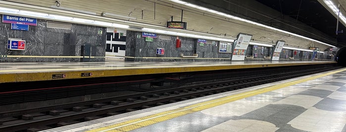 Metro Barrio del Pilar is one of Madrid.