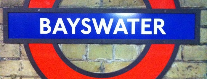 Bayswater London Underground Station is one of Trens e Metrôs!.