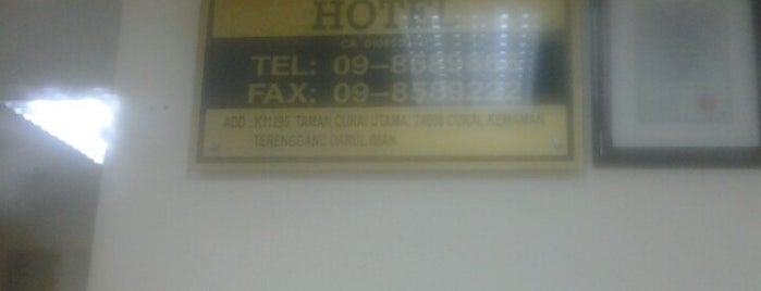 Cukai Utama Hotel is one of @Kemaman, Terengganu.