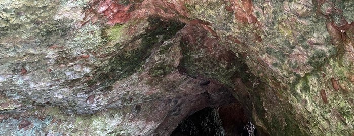 Cushendun Caves is one of Northen Ireland.