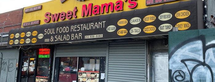 Sweet Mama's Soul Food is one of 200 Black-Owned Restaurants in NYC.