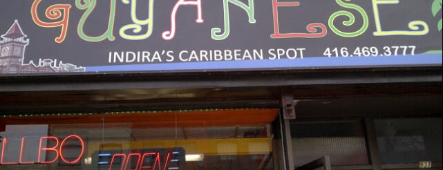 Guyana Indira's Caribbean Spot is one of Favourites.