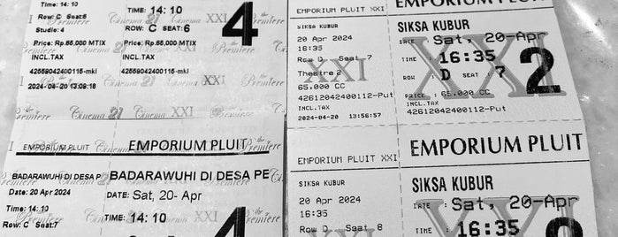 Emporium Pluit XXI is one of Bioskop di Indonesia.