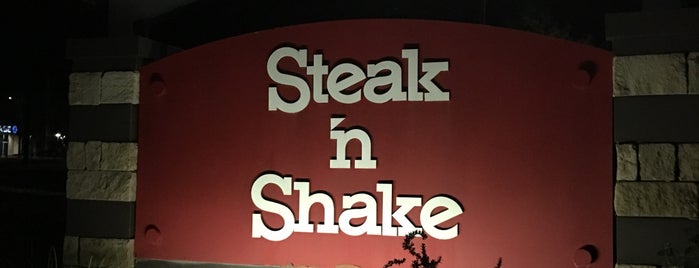 Steak 'n Shake is one of my places.