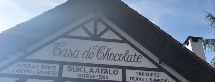 Fábrica de Chocolate do Papai Noel is one of Tempat yang Disukai Joao.