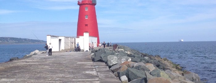 Poolbeg Lighthouse is one of Dublin is dope.