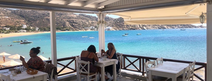 Elpis taverna (Drakos) is one of Nikkos C. guide to Ios island.