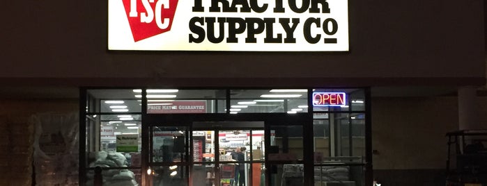 Tractor Supply Co. is one of Visited stores.