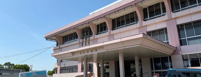 Ushiku City Hall is one of マンホールカード第22弾配布場所.