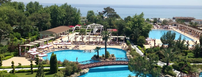 Amara Luxury Resort & Villas is one of Tempat yang Disukai Çağlar.