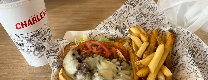 Charleys Philly Steaks is one of Want to try.
