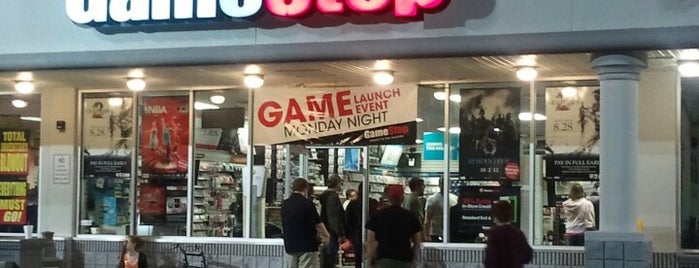 GameStop is one of Places to go.