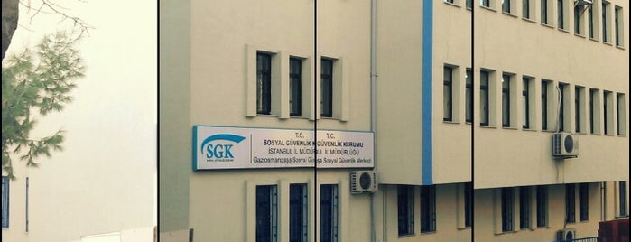 SGK Gaziosmanpaşa Sosyal Güvenlik Merkezi is one of Devlet Kurumları.