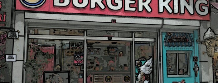 Burger King is one of Orte, die Mert gefallen.
