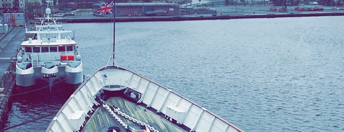 The Royal Yacht Britannia is one of Scotland.