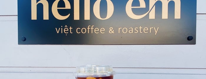 Hello Em Việt Coffee & Roastery is one of Matthew 님이 저장한 장소.