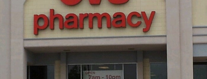 CVS pharmacy is one of places I've visited.