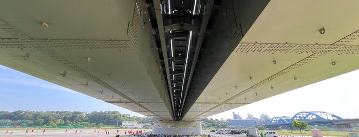 東急東横線・目黒線 多摩川橋梁 is one of Tamagawa bridges.