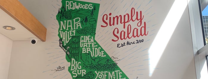 Simply Salad is one of DTLA local digs.