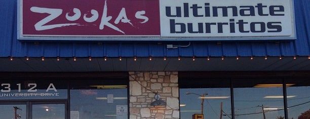 Zookas Ultimate Burritos is one of The 20 best value restaurants in San Marcos, TX.