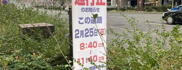 Mido-suji is one of 大阪マラソン(2011～2013)コース.