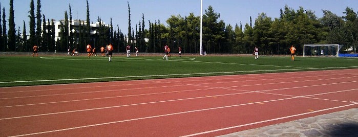 Soccer Field & Running Track ACG-Deree is one of Lieux sauvegardés par Panos.