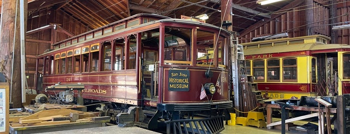 San Jose Trolley Barn is one of SF Bay Area - I: Santa Clara & San Mateo Counties.