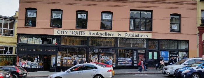 City Lights Bookstore is one of San Francisco.