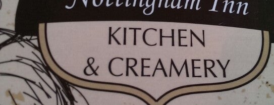 Nottingham Inn Kitchen & Creamery is one of Lugares guardados de Camille.