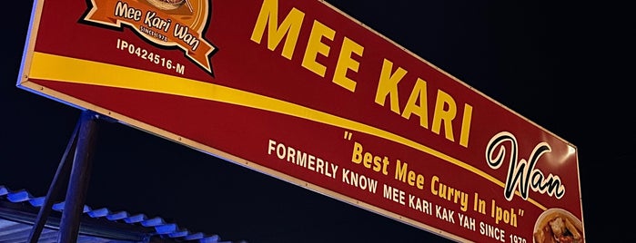 Mee Kari Kak Yah is one of Ipoh.