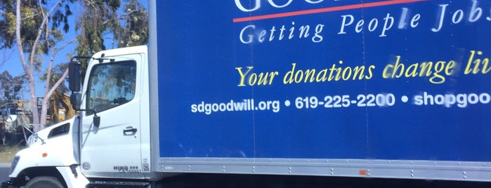 Goodwill is one of San Diego.