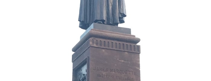 Jacques Marquette Statue is one of Up North.