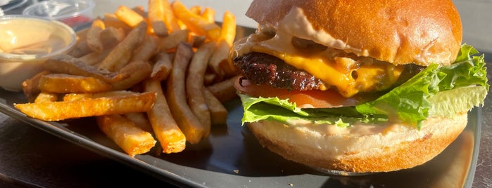 Blaze Gourmet Burgers is one of Hamburgers Vancouver.