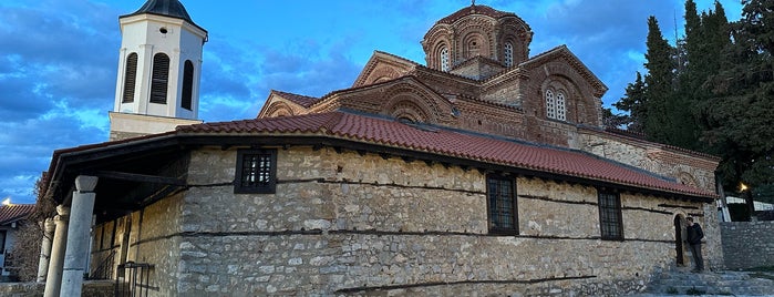 Church  mother of god peribleptos is one of Macedonia.