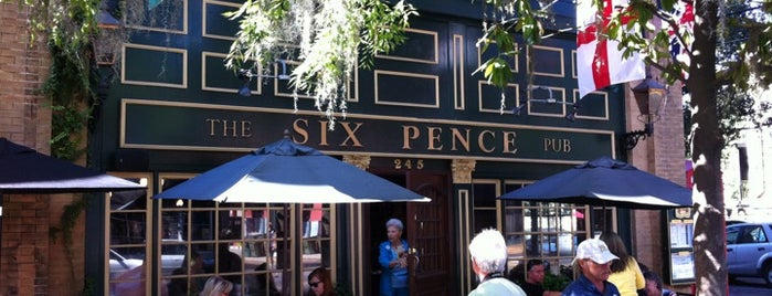 Six Pence Pub is one of Best bars in Savannah.