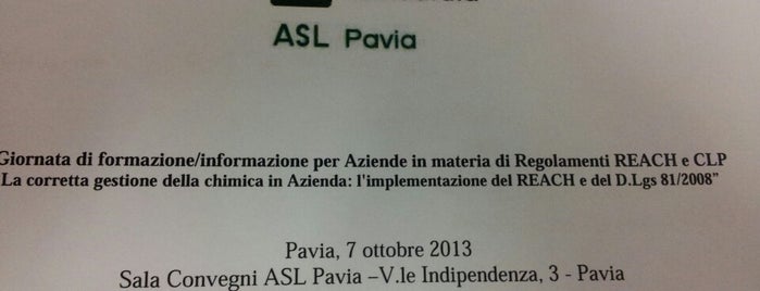 A.T.S. Pavia is one of Pavia: luoghi utili.