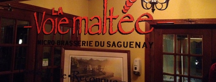 La Voie Maltée is one of Best of Québec's brewpubs.