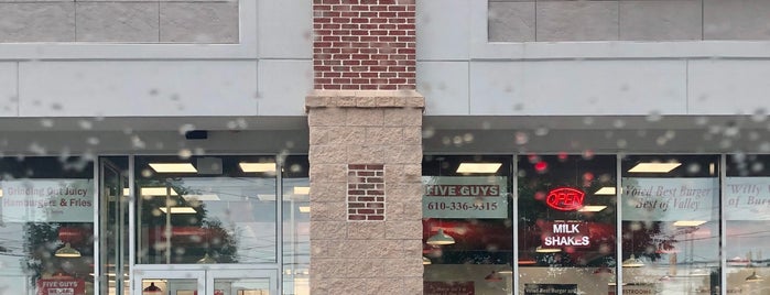 Five Guys is one of Where to eat Allentown PA.