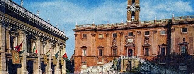 Capitoline Hill is one of Rome, Italy.
