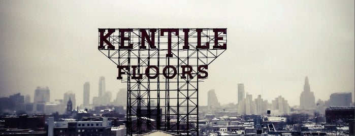 Kentile Floors Sign is one of mayors list.